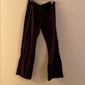 Hurley size small black linen like pants